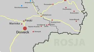 Pieski i Marjinka to dwie strategicznie ważne miejscowości pod Donieckiem 