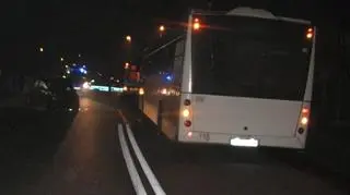 Pijany kierowca zderzył się z autobusem