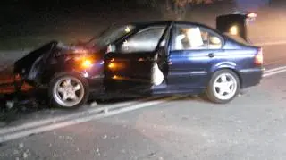 Pijany kierwowca uderzył w słup