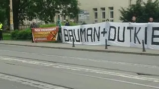 Pikieta członków NOP