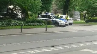 Pikietę zabezpiecza policja
