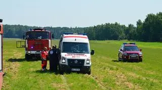 Pilot i pasażer zginęli w wyniku wypadku samolotu, do którego doszło w miejscowości Bobrowniki koło Łowicza