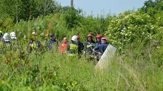 Pilot i pasażer zginęli w wyniku wypadku samolotu, do którego doszło w miejscowości Bobrowniki koło Łowicza