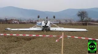 Pilotom samolotu nic się nie stało (foto: internauta)