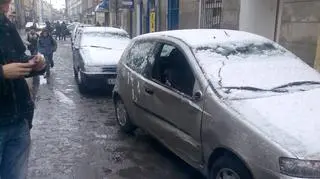 Pirat uszkodził dziesięć pojazdów (fot. Mariusz Rabij)