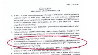 Pismo przygotowane przez konsorcjum budujące drogę: właściciel nie ma umowy z miastem