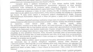 Pismo ZMPD do premier Beaty Szydło ws