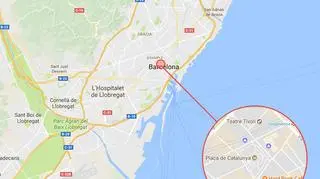 Plac Kataloński znajduje się w ścisłym centrum Barcelony