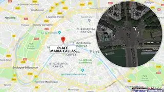 Plac Marii Callas w Paryżu
