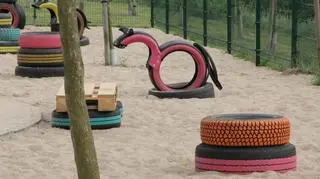 Plac zabaw z odzysku