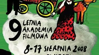 Plakat 9. Letniej Akademii Filmowej (laf.net.pl)