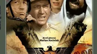 Plakat do wydania dvd trzyczęściowej farsy "Jak rozpętałem II wojnę światową"