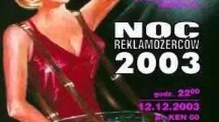 Plakat Noc Reklamoźerców 2003 / fot. materiały promocyjne
