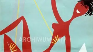 Plakat Orbisu z lat 60