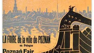 Plakat pierwszych targów w 1921 r