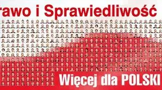 Plakat PiS z 2009 roku