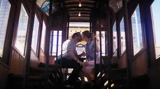 Plakat promujący film "La, la Land"