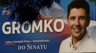 Plakat wyborczy Mariusza Gromki