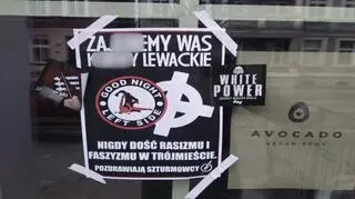 Plakaty pojawiły się na trzech barach w Gdańsku