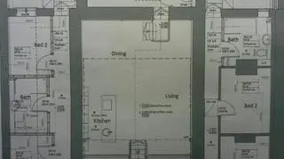 Plan mieszkań, które powstaną w kaplicy