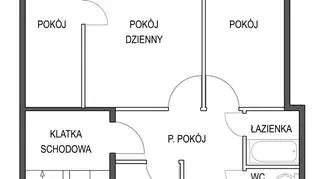 Plan mieszkania Andrzeja B.