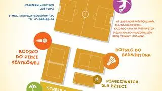 Plan plaży na MTP