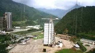 Platforma startowa kosmodromu w Xichang