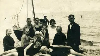Plaża gdyńska, lata 30. XX wieku