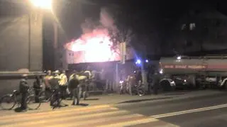 Płoną magazyny (nadesłał Krzysztof Diduch)