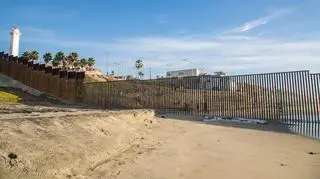 Płot pomiędzy USA a Meksykiem w rejonie San Diego