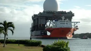 Pływający radar pasma X (navy.mil)