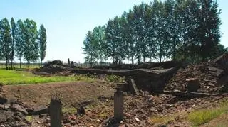 Po krematorium zostały już tylko szczątki fundamentów 