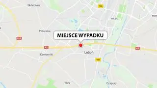 Po wypadku na autostradzie A2 ruch w stronę Warszawy był całkowicie zablokowany