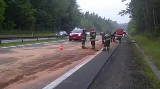 Po zderzeniu czterech aut były utrudnienia w ruchu