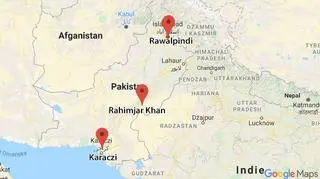 Pociąg relacji Karaczi-Rawalpindi spłonął w okolicach Rahimjar Khan w Pendżabie