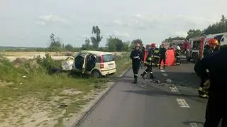 Pod koniec kwietnia pod Kleszczowem zginął inny motocyklista