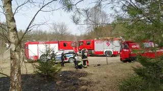 Podczas gaszenia pożaru strażacy znaleźli zwęglone ciało 87-letniej kobiety