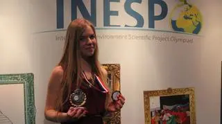 Podczas konkursu INESPO Monika Leończyk dostała srebrny medal
