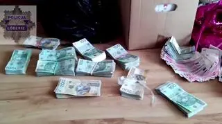 Podczas zatrzymania policja zabezpieczyła ponad 120 tys. złotych w gotówce