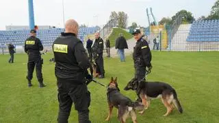Podejrzany ładunek na stadionie Ruchu Chorzów
