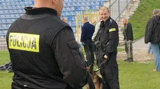 Podejrzany ładunek na stadionie Ruchu Chorzów