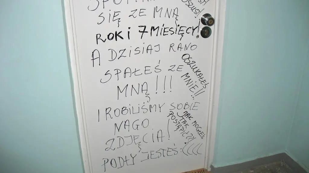 "Podły jesteś" (fot: Beata)