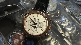 Podrobiony zegarek Patek Philippe, policja KSP