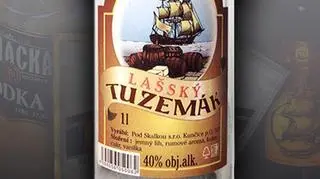 Podróbka wódki "Lassky Tuzemak"