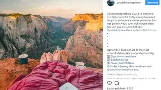 Podróżniczka wyśmiewa "biwakową fotografię" na Instagramie