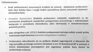 Podsumowanie raportu Ministerstwa Sprawiedliwości