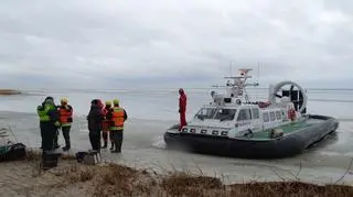 Poduszkowiec w akcji 