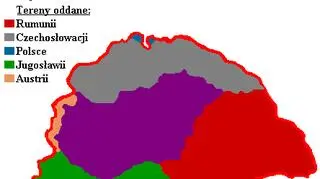 Podział Węgier na mocy traktatu z Trianon