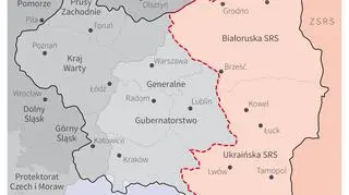 Podział ziem II Rzeczpospolitej