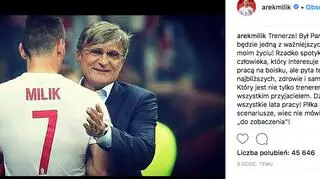 Podziękowania od Milika 